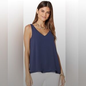 Lilly Pulitzer |  Florin Reversible Top - True Navy